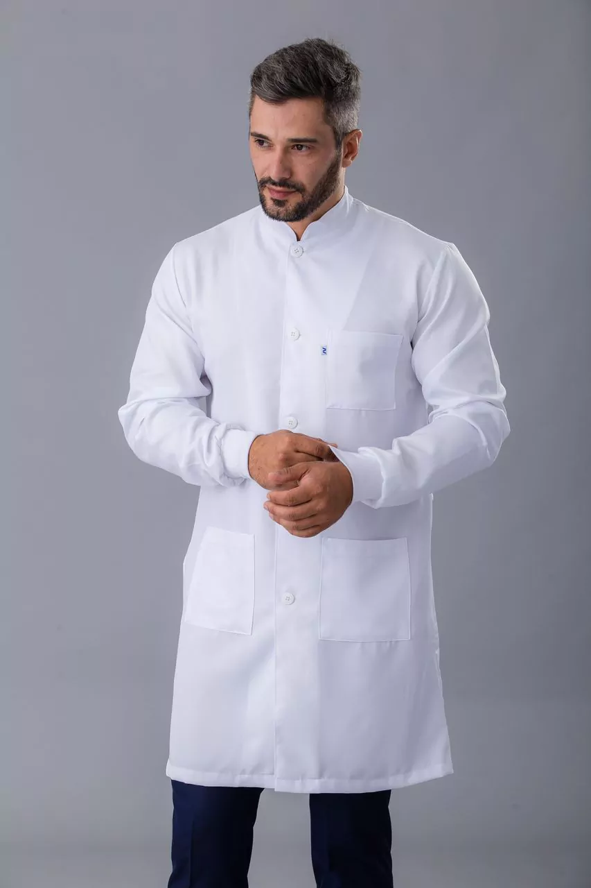 Jaleco Manga Longa Gola Padre