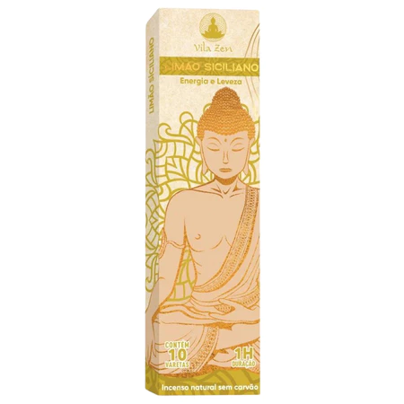 Transborde energia e vitalidade com nosso incenso de Limão Siciliano. Este aroma cítrico e estimulante é perfeito para refrescar o ambiente e elevar o ânimo. Ideal para momentos de concentração e revigoramento.