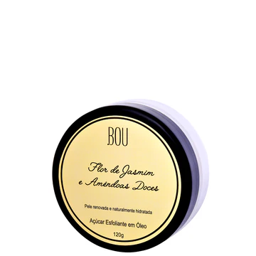 Com fragrância Oriental Floral e toque Gourmand, o Açúcar Esfoliante em Óleo Flor de Jasmim e Amêndoas Doces proporciona um momento de cuidado e renovação para sua pele. Sua fórmula combina cristais de açúcar, que promovem uma esfoliação intensa e eficaz, com óleos que nutrem e suavizam sem deixar resíduos oleosos. Um verdadeiro tratamento que perfuma, amacia e revitaliza.