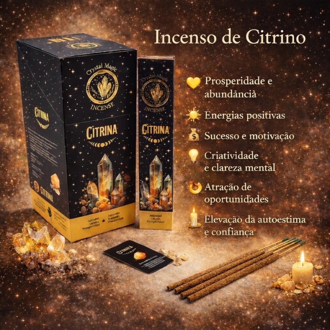 O Citrino é um cristal de quartzo conhecido como a "Pedra da Prosperidade" e da energia solar. Na "crystal magic" (magia dos cristais), ele é amplamente utilizado para atrair riqueza financeira, sucesso profissional, abrir caminhos e estimular a criatividade, a alegria e a autoconfiança.