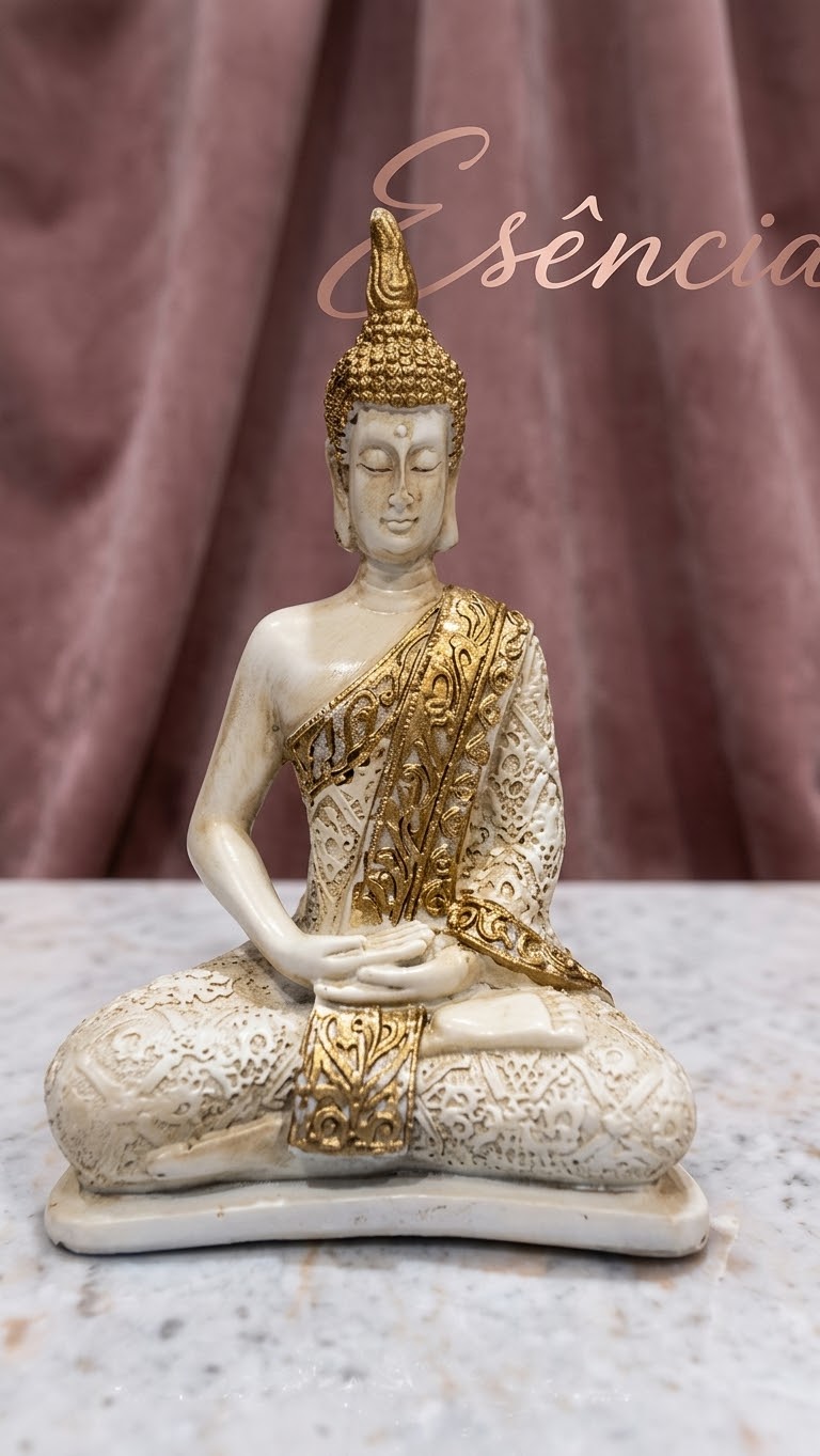 Marca Genérica Fabricante pkateliie Modelo Buda da Prosperidade Decoracao Casa Enfeite Spa Oriental Riquesa Personagem Buda Decoracao Casa Enfeite Tipo de obra Original Tipo de escultura Decorativo Decoracao Casa Enfeite Cor Branco