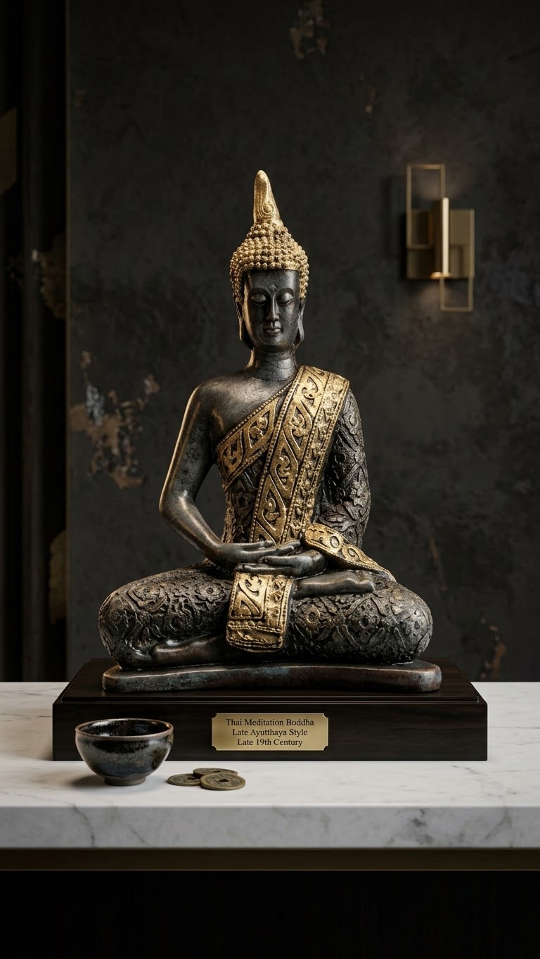 A Estátua Buda 35cm Meditando é uma peça decorativa que traz um toque de serenidade e elegância ao seu ambiente. Com uma altura de 35 cm, esta réplica do Buda Sidarta é ideal para quem busca harmonizar o espaço com uma temática zen. Feita em gesso resinado premium e com acabamento em ferro envelhecido, a escultura exala um charme rústico que se adapta a diversos estilos de decoração.