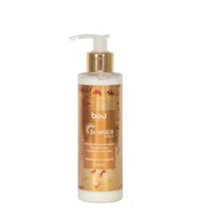 Aproveite os dias de sol com cuidado e sofisticação. A Loção Hidratante Summer Gold foi desenvolvida para nutrir profundamente, proteger e perfumar a pele com uma textura leve e toque aveludado. Enriquecida com Manteiga de Manga e Vitamina E, ela proporciona maciez intensa e ajuda a manter a pele hidratada mesmo após a exposição solar. Um verdadeiro carinho para sua pele dourada de verão.