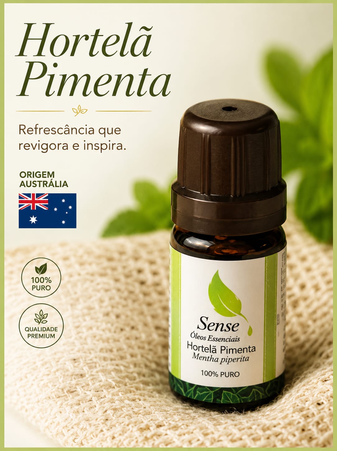 Aroma encorajador, auxilia pessoas tímidas e sensíveis na expressão de seus ideais e suas emoções. Estabiliza as emoções em momentos de desequilíbrio. Melhora a concentração. Revigora, acorda, alivia estafa mental. Conduz ao estado de alerta.